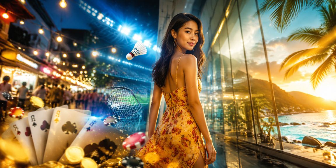 Suasana permainan kad teen patti bergaya Melayu di Kedah Malaysia