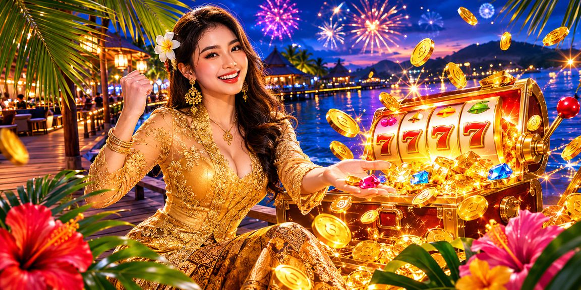 Suasana permainan kasino di Sabah dengan gaya pakaian tradisional kebaya
